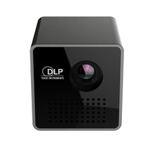 Ultramini DLP Projector Portable 1080P HD Beamer Throw 70-inch 64G TF Slot 3.5mm Audio port for Home Outdoor Use 1000mAh Battery
