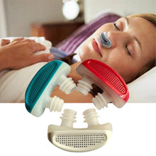 Mini Snoring Device Anti Snore Silicone Ventilation Nose Relieve Nasal Congestion Effective Snoring Solution Clean Air Blue