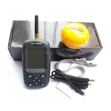 FF998 Fish finder Upgrade English/Russian menu Rechargeable Waterpoof Wireless Fishfinder Sensor 125KHz Sonar Echo Sounder