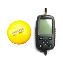 FF998 Fish finder Upgrade English/Russian menu Rechargeable Waterpoof Wireless Fishfinder Sensor 125KHz Sonar Echo Sounder