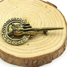 Game Of Thrones Vintage Antique Bronze King's Hand Mace Tyrell Brooch Pins Cheap Wholesale Movie Jewelry Women And Men Brooches