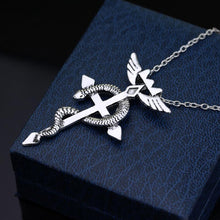 Anime Style Vintage Fullmetal Alchemist Edward Elric Chain Pendant Necklace Hot Sale Classic Women And Men Statement Necklace