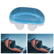 Mini Snoring Device Anti Snore Silicone Ventilation Nose Relieve Nasal Congestion Effective Snoring Solution Clean Air Blue