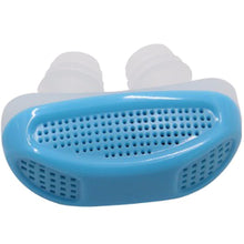 Mini Snoring Device Anti Snore Silicone Ventilation Nose Relieve Nasal Congestion Effective Snoring Solution Clean Air Blue