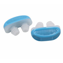 Mini Snoring Device Anti Snore Silicone Ventilation Nose Relieve Nasal Congestion Effective Snoring Solution Clean Air Blue