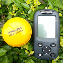 FF998 Fish finder Upgrade English/Russian menu Rechargeable Waterpoof Wireless Fishfinder Sensor 125KHz Sonar Echo Sounder